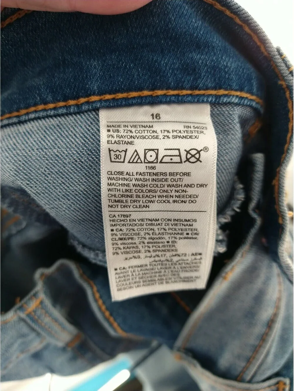 Old Navy Girls Size 16 Jeans Rockstar Jeggings 066